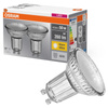2x LED PAR16 reflektor GU10 4,3W = 50W 350lm 2700K teplá bílá 36° BASE Osram