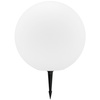 Venkovní zahradní lampa E27 bílá světelná koule 35cm 230V