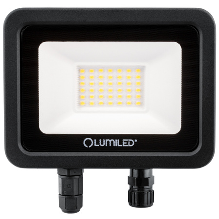 LED Reflektor 30W, 3300lm 4000K IP65 Černá ZUME ALS LUMILED