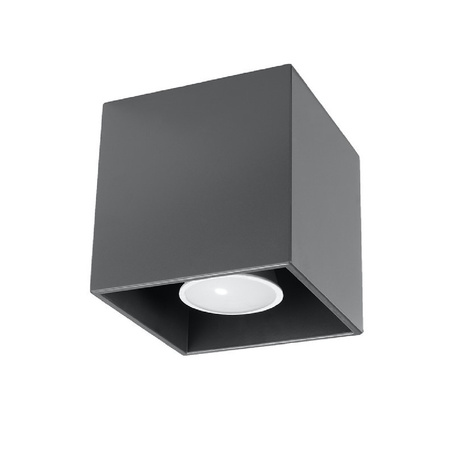 Svítidlo pro povrchovou montáž QUAD G10 Halogen Spot Tuba Cube Antracat SOLLUX