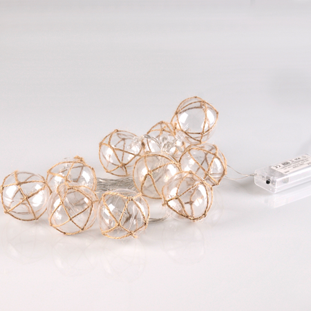 LED zahradní girlanda na baterie 2.1 m. napájená 2xAA bateriemi AHNE GOLDLUX (Polux)