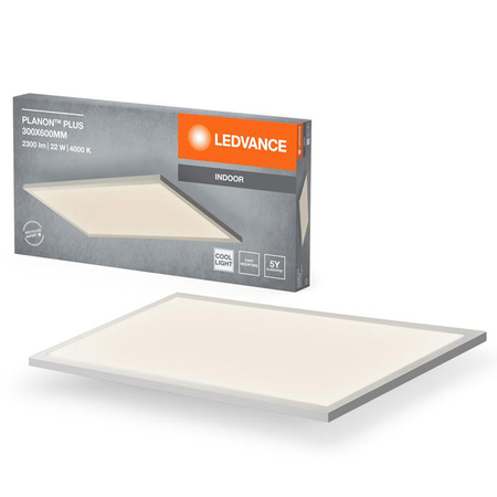 LED panelové stropní světlo 22W 1600lm 4000K neutrální bílá povrchová montáž bílá 60x30cm Planon™ Ledvance