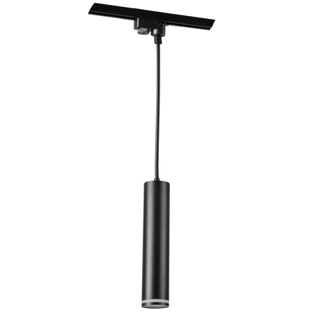 Sada přípojnic 1-fázová lišta + 3x reflektor GU10 černý PARIS Sanico Goldlux