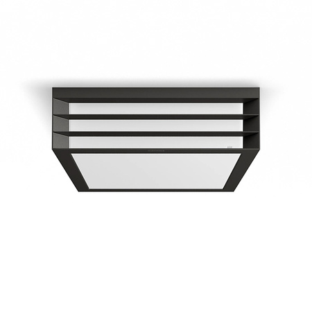 Zahradní LED venkovní stropní svítidlo MOONSHINE myGarden 2xE27 IP44 nástěnné svítidlo Antracit PHILIPS