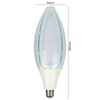 LED žárovka Park Street E40/E27 55W 5500lm 4000K Rocket IP65 ECOLIGHT