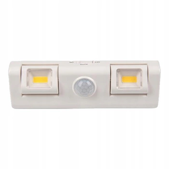 Samolepící LED podskříňková lampa s pohybovým senzorem. 4000K baterie 2xAA. bílá