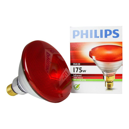 Infrazářič E27 PAR38 175W Infračervený PHILIPS