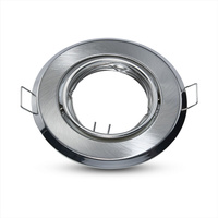 Stropní svítidlo. zapuštěná montáž. očko GU10. kulaté. saténový nikl. 2 kusy VT-817 V-TAC