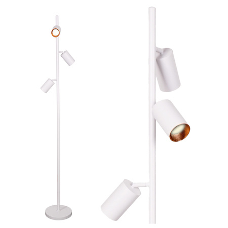 Stojací lampa 3x GU10 White Gold MARIBEL Sanico Goldlux