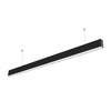 LED lineární svítidlo 40W CCT Pendant Black Samsung Chip VT-7-44 V-TAC - 5 let záruka