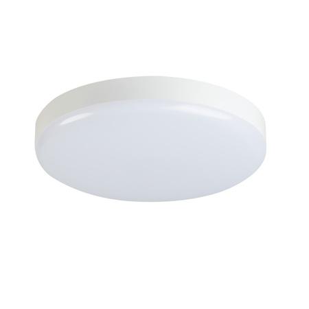 Plafond LED lampa s pohybovým čidlem pro povrchovou montáž 35W 4200lm 4000K neutrální IP65 kulatá bílá IPER KANLUX