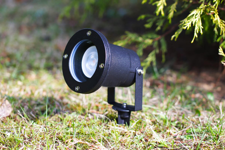 LED zahradní lampa GU10 IP65 TIGHT Black - 1m kabel