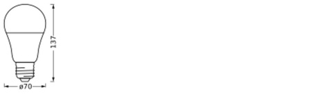 LED žárovka E27 14W = 100W 1521lm RGBW CCT Stmívatelná SMART+ Matter WiFi Classic Ledvance