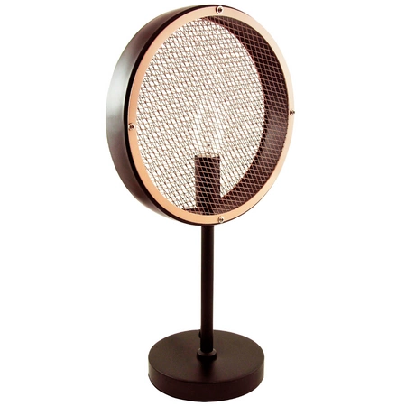 ARETE E14 Černo-zlatá stolní lampa GOLDLUX (Polux)