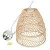 Bambusová dekorativní závěsná lampa E27 Rango Kobi