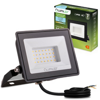LED Reflektor 30W, 2700lm 6500K IP65 Černá ZUNA2 LUMILED