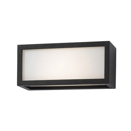 Venkovní zahradní lampa LED fasádní nástěnná lampa 10W 480lm 4000K IP54 černá Moderní Lublin Rabalux