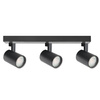Nástěnné a stropní bodové svítidlo 3x GU10 černé LYNX Sanico Goldlux