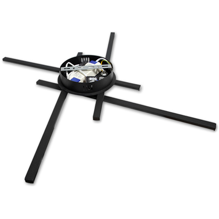 Geometrické stropní svítidlo PLAFON LED lustr MODENA GRANDO 34W 4000K černá