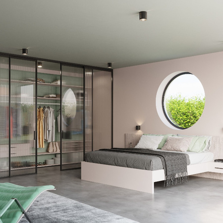 INEZ G9 Spot Tuba svítidlo pro povrchovou montáž Černá SOLLUX