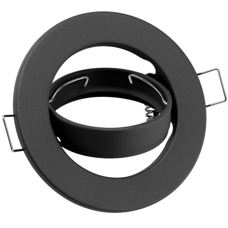 Kruhové halogenové svítidlo pod omítku AURELI Graphite sheet MR16 GU10 LUMILED