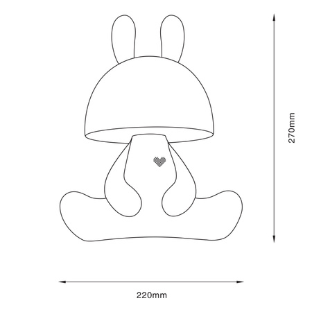 Dekorativní LED lampa 2,5W 59lm 4000K neutrální bílá zlatá stmívatelná Fancy Sanico Goldlux