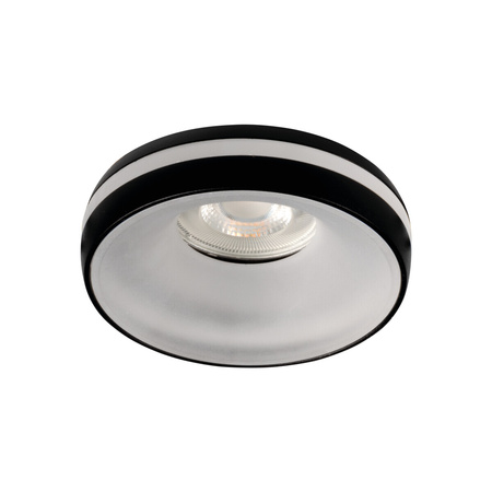 LED GU5.3 GU10 Kruhové černé halogenové stropní bodové svítidlo Eliceo Kanlux pro zápustnou montáž