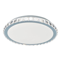 Plafond LED stropní světlo Povrchová montáž 24W chrom Moderní Cressida Rabalux