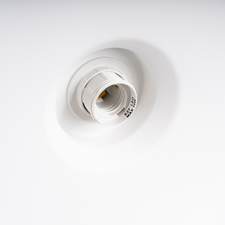 Bílá závěsná lampa E27 BILO Crimson SL.1702 Sollux