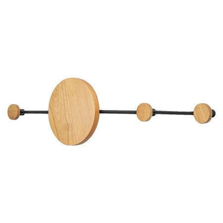 Nástěnné svítidlo s LED věšákem na oblečení 6W 80lm 3000K Warm Black Decor Ledvance