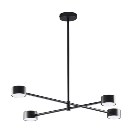 Lustr DORA Stropní svítidlo černé Moderní 4xGX53 6417 TK Lighting
