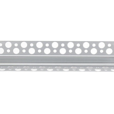 Podhledový Architektonický Rohový Hliníkový Profil Typ W pro LED do Sádrokartonových Desek, 2m + Průhledná Krytka LUMILED