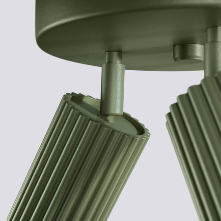 Stropní svítidlo Plafond Tuba Spot 3x GU10 Olive Carbon Deep Space SL.1620 Sollux