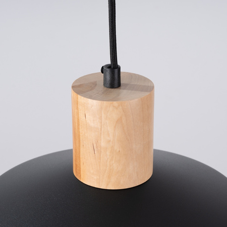 FANO E27 černá skandinávská závěsná lampa SOLLUX