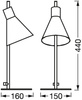Dekorativní stolní lampa LED 5W 260lm 3000K Warm Black Decor Ledvance
