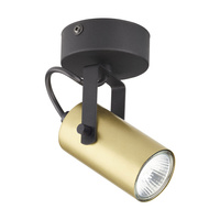 REDO BLACK/GOLD Bodový reflektor černá/zlatá Moderní stropní svítidlo GU10 2793 TK Lighting