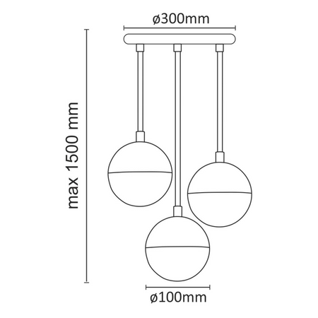Závěsné stropní svítidlo. Amarillo. 3xG9. lesklá stříbrná. GLAMOUR