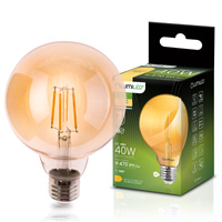LED žárovka E27 Sphere G95 4W = 40W 470LM 2000K teplá bílá 360° Amber Filament LUMILED