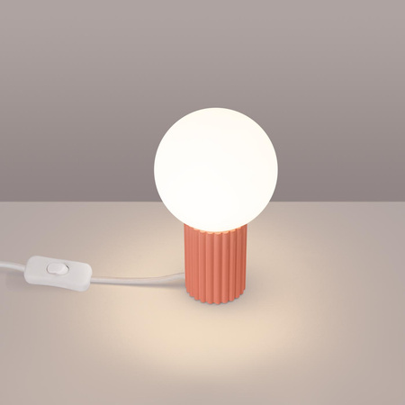 Stolní stolní lampa G9 Round Orange Modern Matte Halo Sollux
