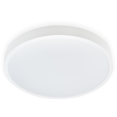 LED stropní svítidlo pro koupelnu Povrchová montáž 12W 4000K IP44 ZOE Black 30cm
