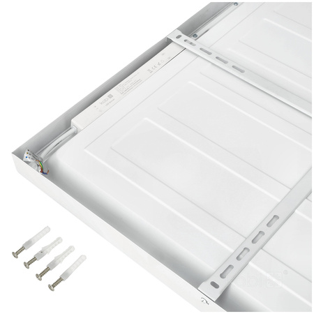 Povrchový LED panel 36W 4320lm 4000K 120° neutrální kofferová bílá 60x60cm Brisbane Kobi