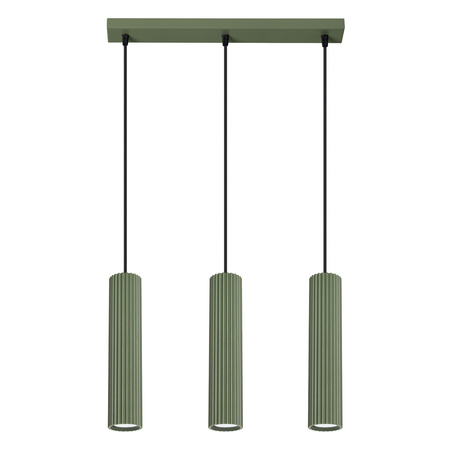 Stropní závěsné svítidlo Tuba Spot 3x GU10 Olive Carbon Deep Space SL.1613 Sollux