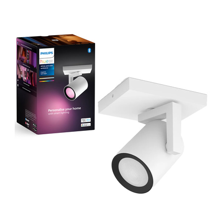 Bílá a barevná ambientní lampa Philips HUE Argenta 1x4,2W Bluetooth Zigbee