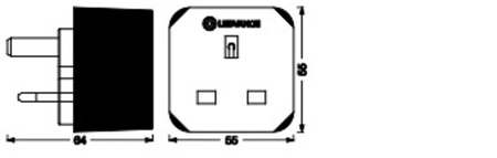 Smart Power Socket UK 230V 2990W 13A LEDVANCE SMART+ ZigBee