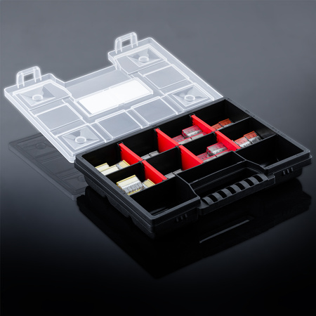 Rychlospojky Instalační sada konektorů Sada 100 kusů - 20x 2X2. 30x 3X2. 30x 4X2. 20x 5X2 + kufr s organizérem