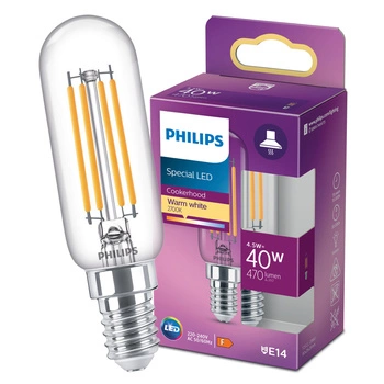 LED žárovka E14 T25 4.5W = 40W 470lm 2700K Teplá bílá vlákno PHILIPS