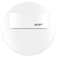LED svítidlo na schodiště 1.8W 3000K 230V IP20 matná bílá RUEDA SHORT Skoff