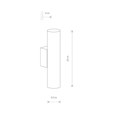 EYE WALL 8073 Nowodvorski Nástěnné svítidlo bílé 2xGU10 Nástěnné svítidlo moderní