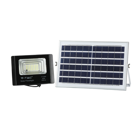 Reflektor LED 12W 6000K IP65 + solární panel s dálkovým ovládáním VT-25W V-TAC