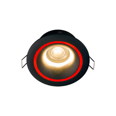 HALOGENOVÉ svítidlo Hermetický podhled pod omítku FOXTROT 8374 GU10 černá IP54 PEVNÉ